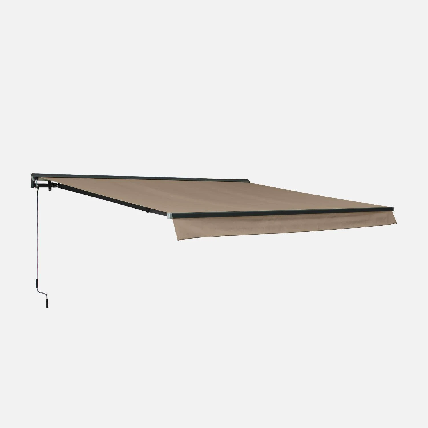 Store Banne Manuel 4x3m Couleur : Taupe – Image 5