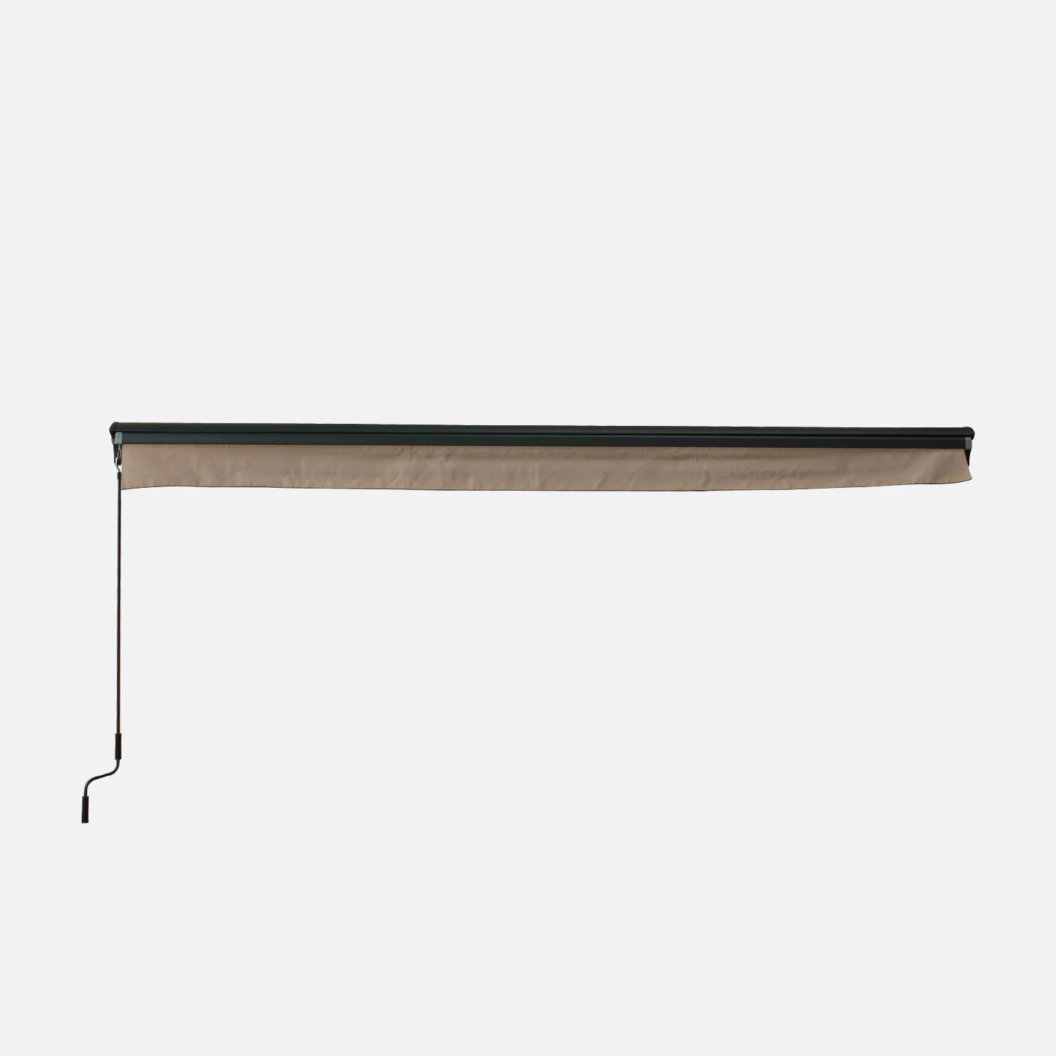 Store Banne Manuel 4x3m Couleur : Taupe – Image 2