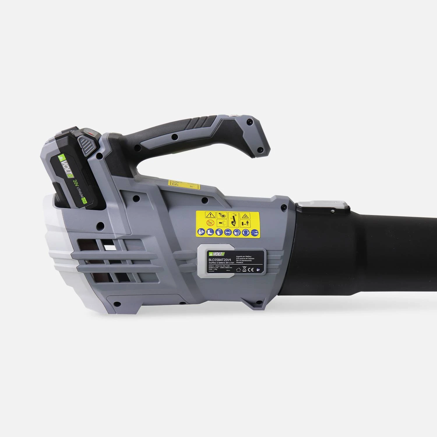 Souffleur De Feuilles à Batterie 20V 4 Vitesses – Image 3