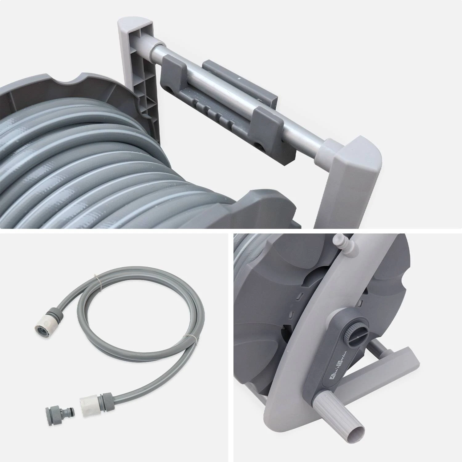 Dévidoir Mural Automatique Avec Tuyau D'arrosage, 20m – Image 2