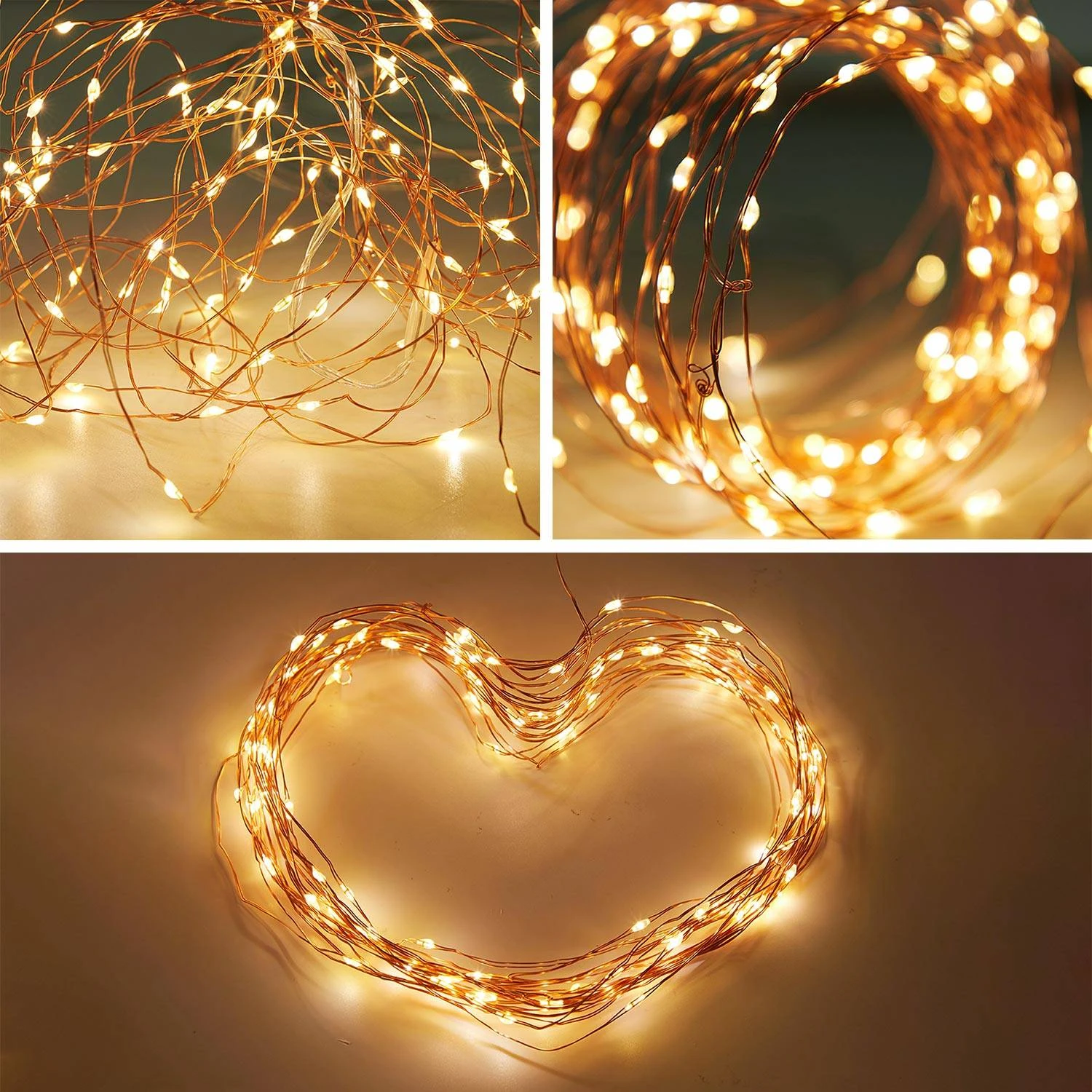 Guirlande LED Solaire Intérieure/extérieur, Fil De Cuivre – Image 3