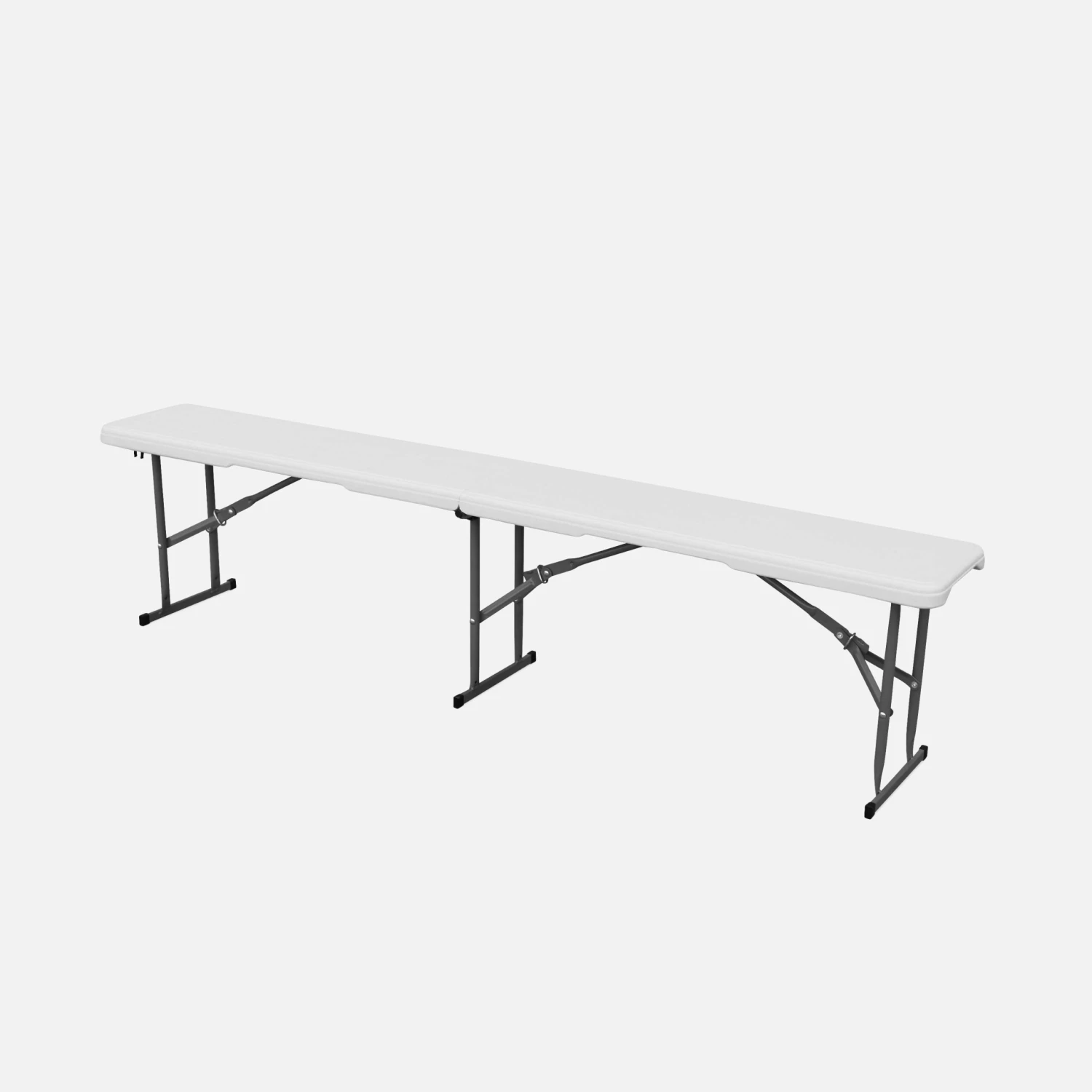 Table + Banc Réception Pliable Plastique – Image 4