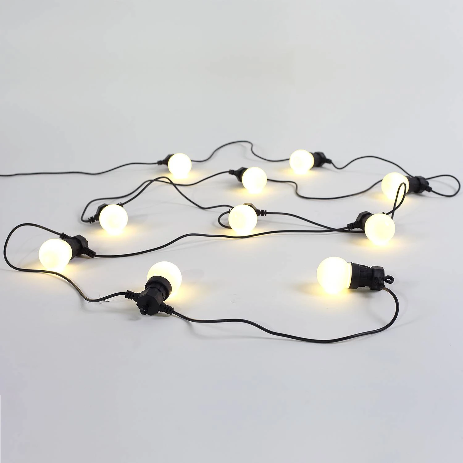 Guirlande Lumineuse Extérieure 4,5m Couleur : Blanc Chaud – Image 3