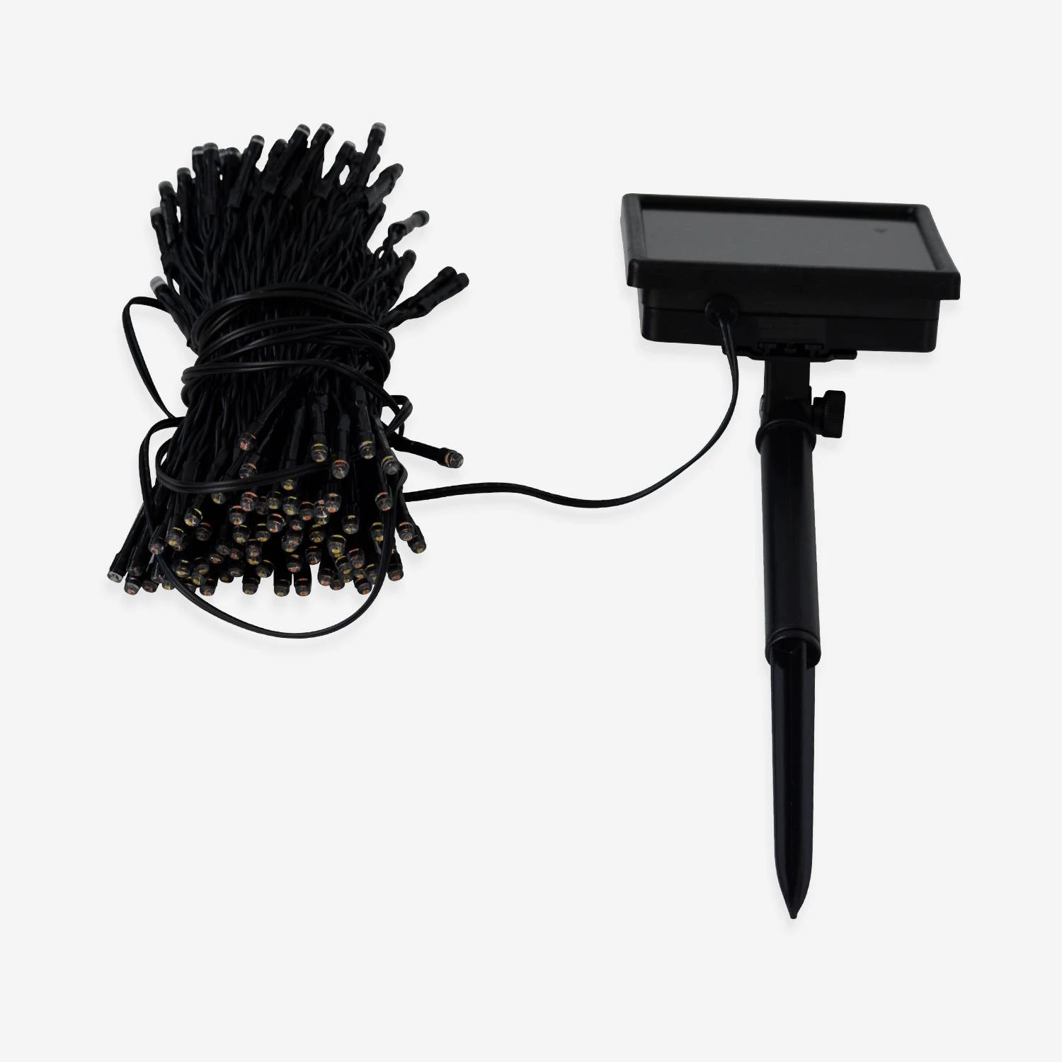 Guirlande Lumineuse Extérieure Solaire 15m Couleur : Blanc Chaud – Image 6