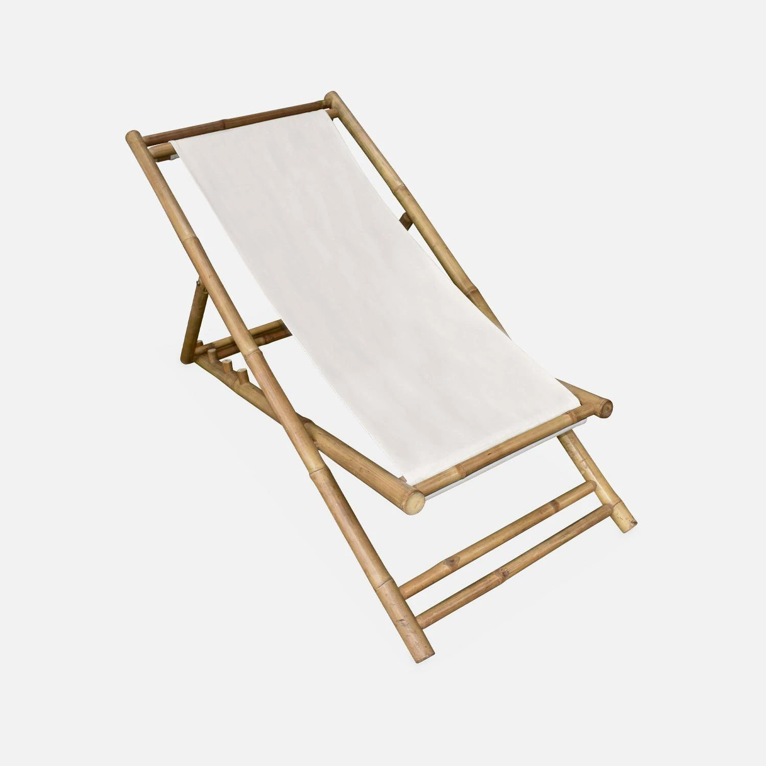 Chilienne Bambou , Toile Naturelle Pliable, Multi Positions – Image 5