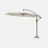 Parasol Déporté Rond Ø300cm Couleur : Ecru