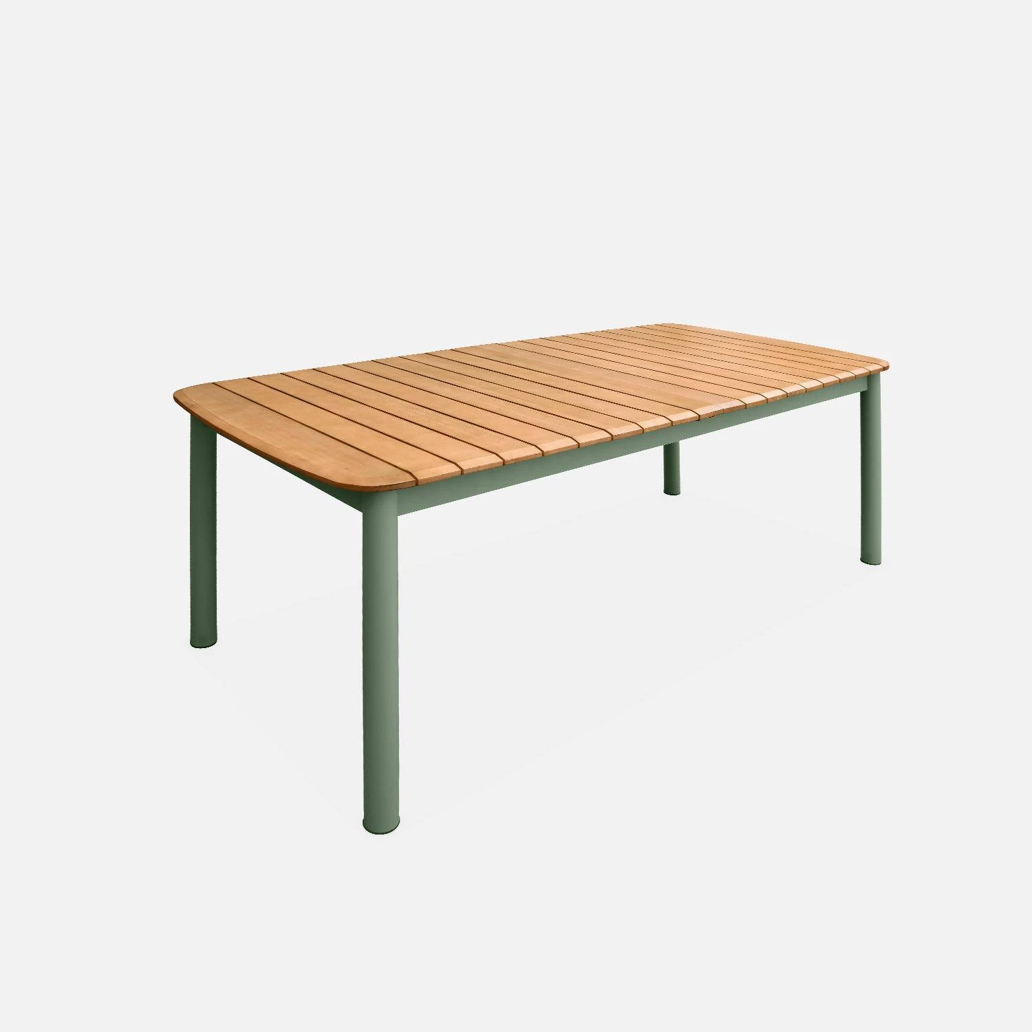 Table De Jardin Extensible Bois Et Métal 6 à 8 Places – Image 6
