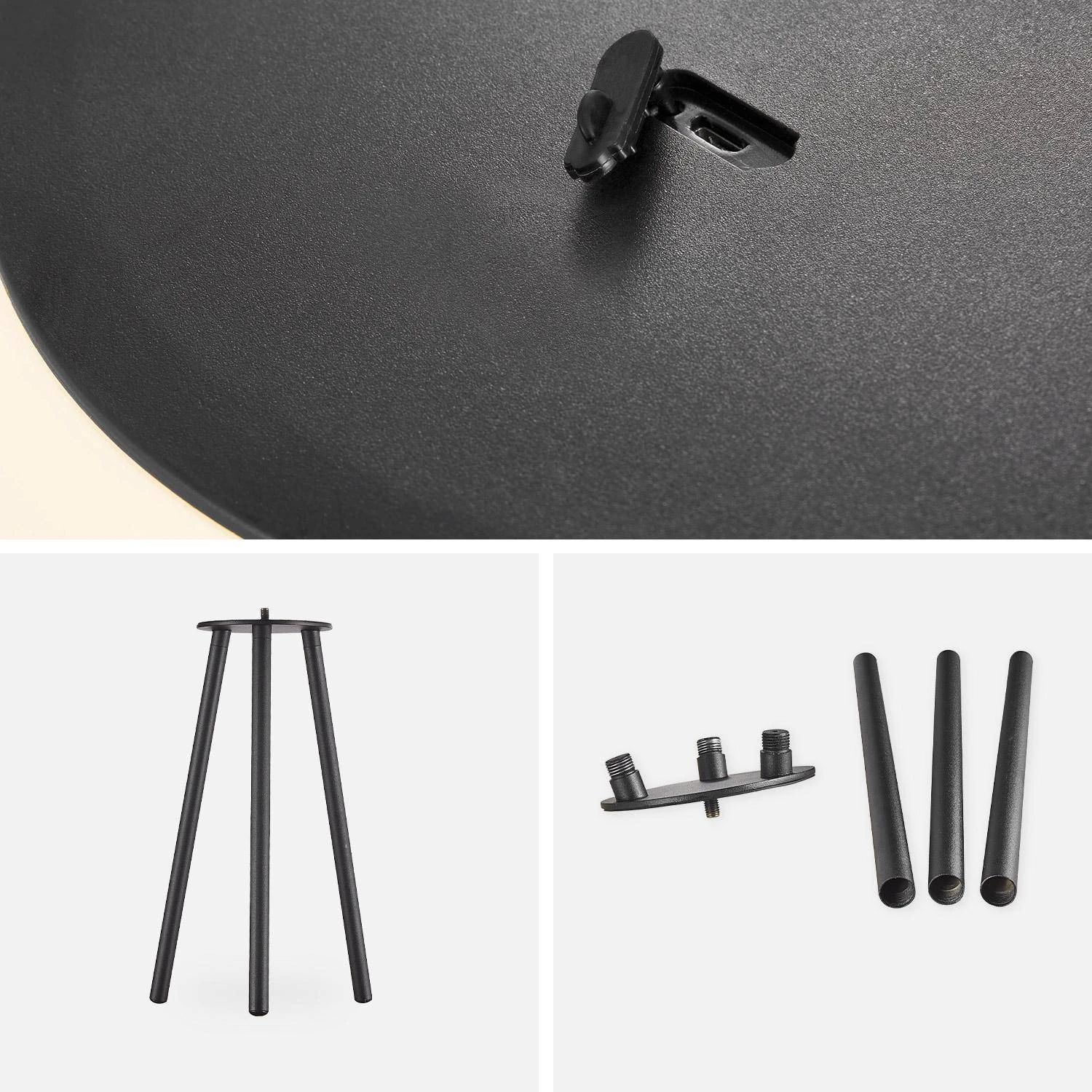 Lampe Extérieure LED 3 En 1 Avec Trépied – Image 7