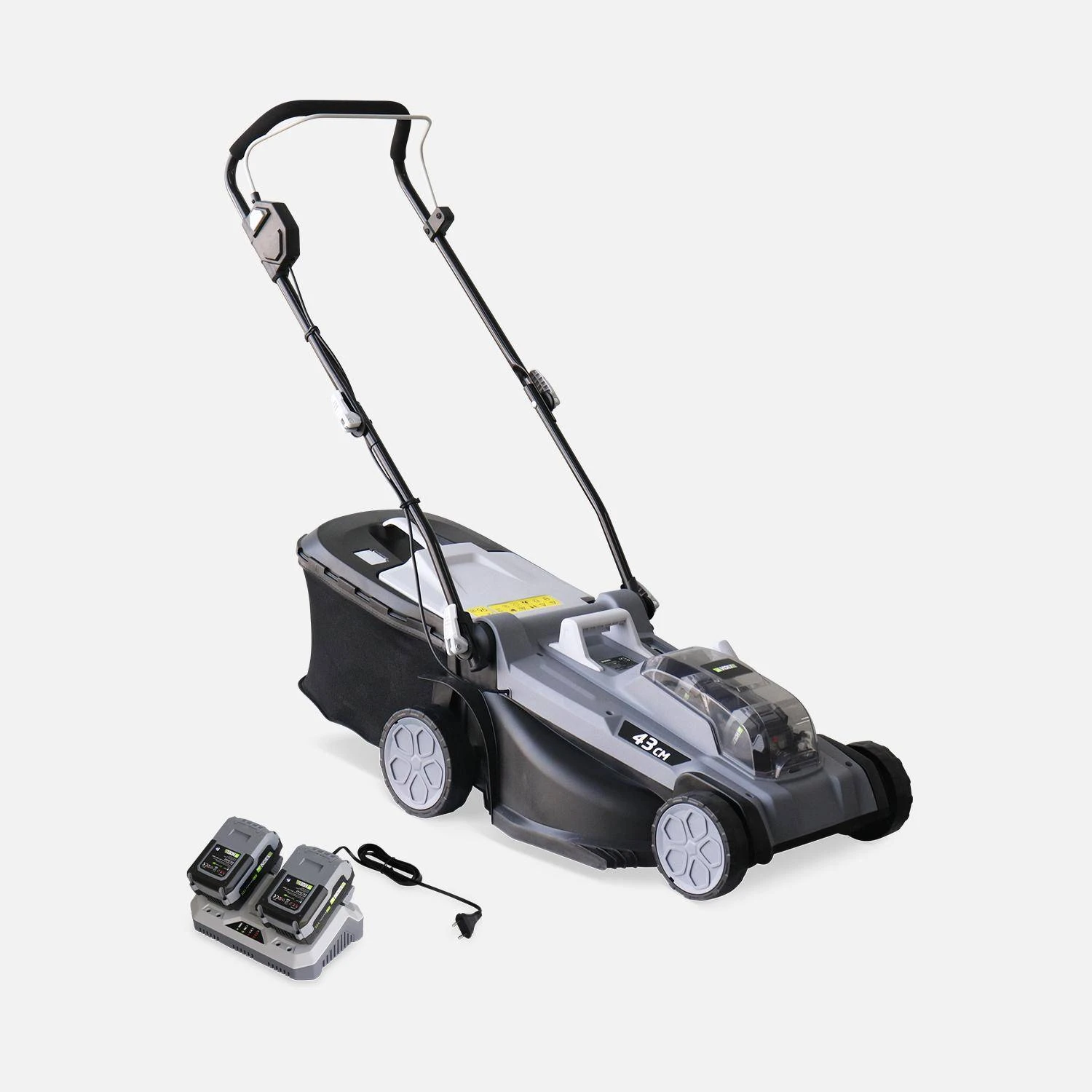 Tondeuse à Gazon à Batterie 2x18V