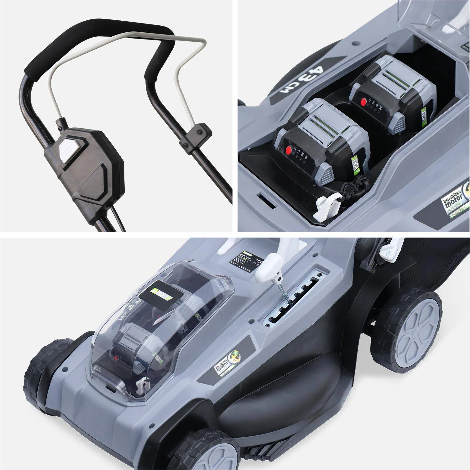 Tondeuse à Gazon à Batterie 2x18V – Image 5