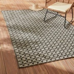Tapis Extérieur / Intérieur Motif Carreaux De Ciment