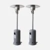 Lot De 2 Parasols Chauffants Gaz 13kW