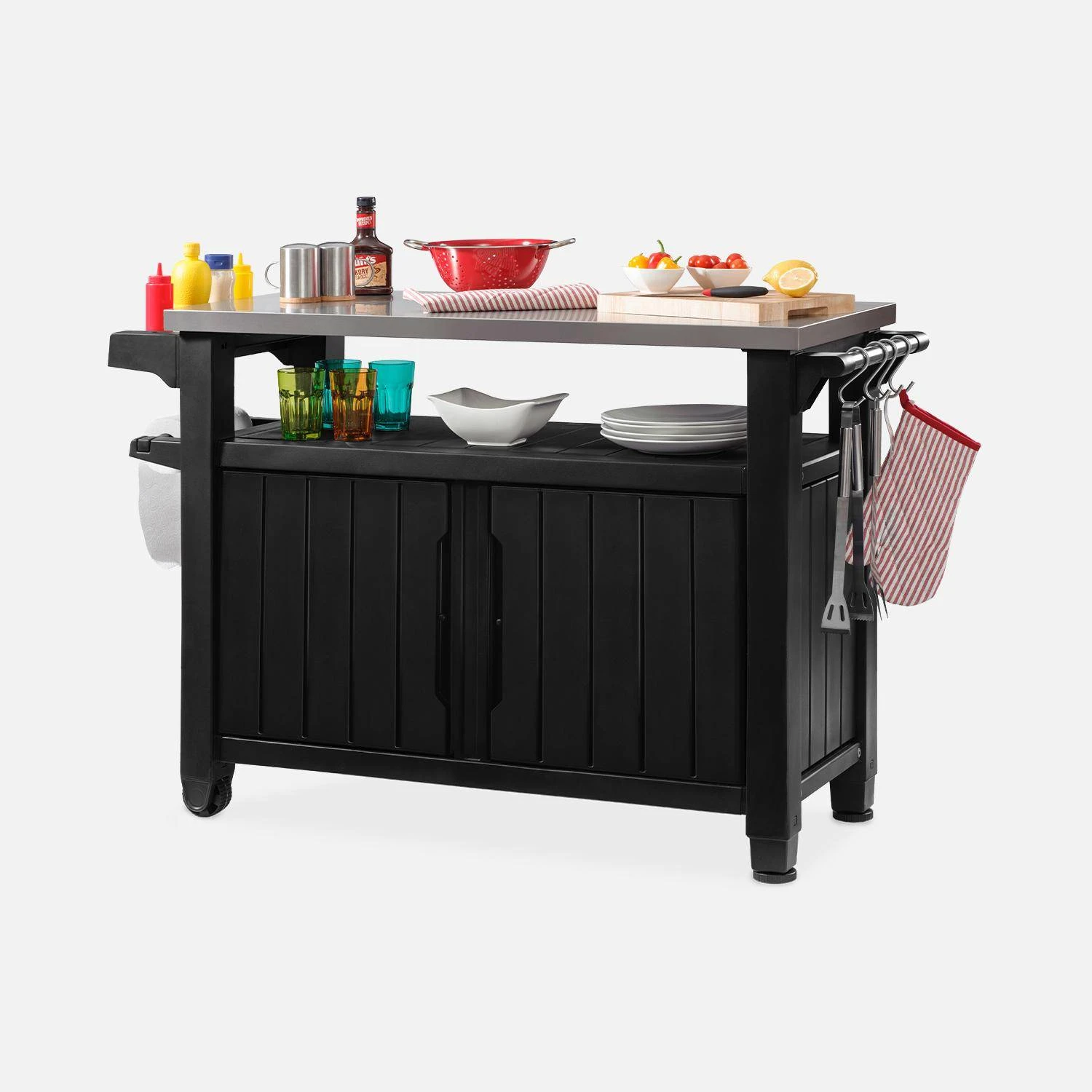 Desserte Extérieure Avec Rangements Pour Plancha – Image 2