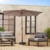 Parasol Rond 3m Couleur : Taupe